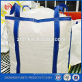 Double Stevedore Strap PP Bulk Bags, square type pp big bag 5:1 1000kg stevedore loops bag